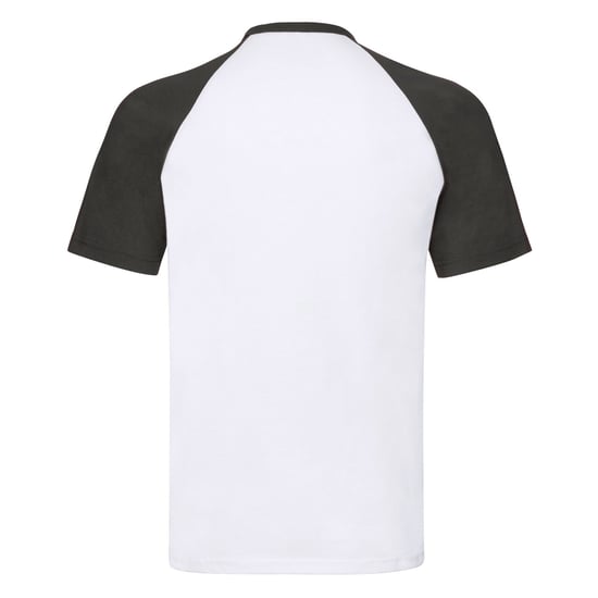Fruit of the Loom - T-Shirt für Herren/Damen Unisex - Baseball (Weiß/Schwarz) - Image 2