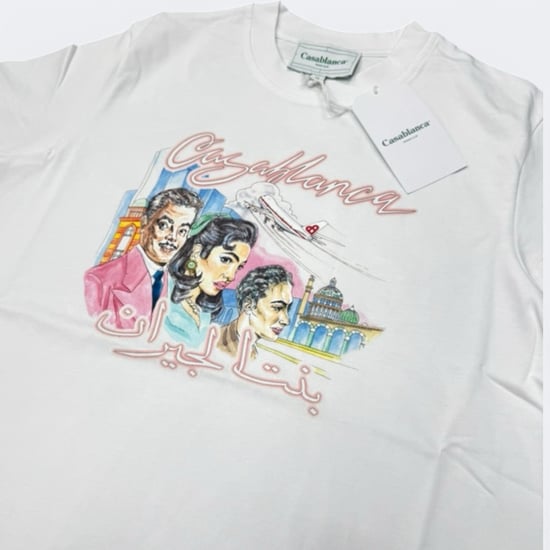 Casablanca La Liaison Design Weißes T-Shirt - Image 4
