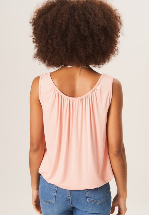 Rouse Neck Oversized Ärmelloses Top - Image 4