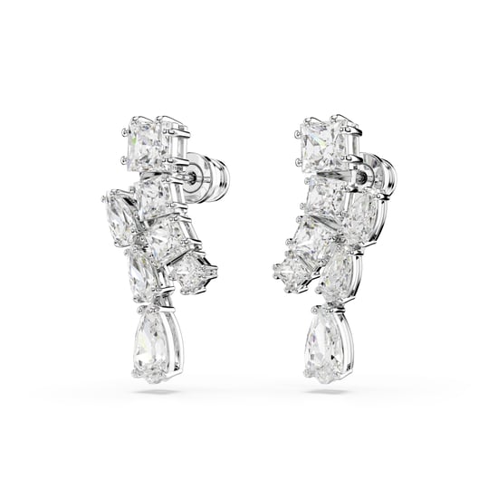 Swarovski 'Matrix' Damen-Ohrhänger aus Metall - Silber 5700418 - Image 3