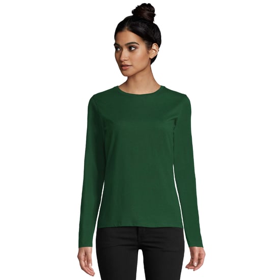 SOLS - "Imperial" T-Shirt für Damen Langärmlig (Flaschengrün) - Image 1