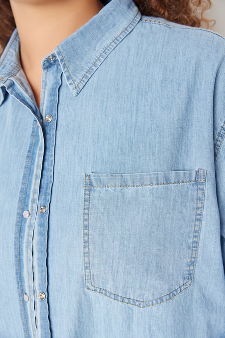 Standard Passform Plus Size Hemd - Image 3