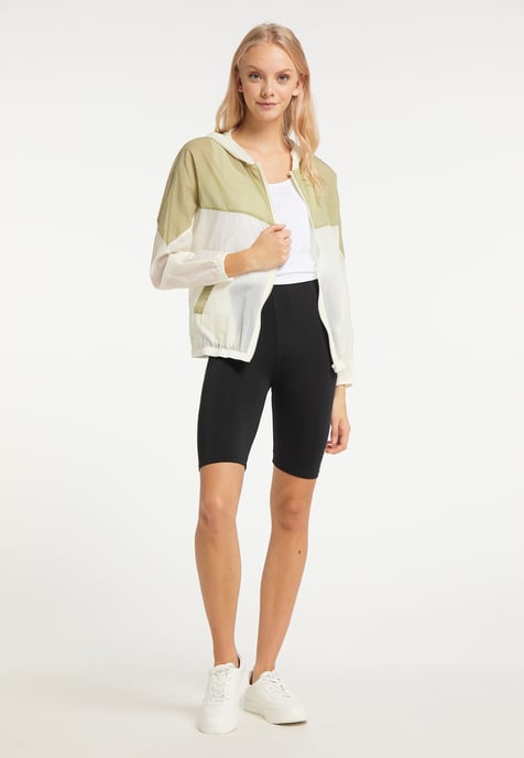 Mymo Windjacke Damen Olivenwollweiß - Image 2