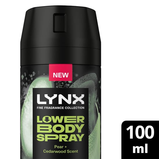 Lynx Lower Body Spray Pear + Cedarwood 72Hrs of Freshness 100ml, 3 Pack