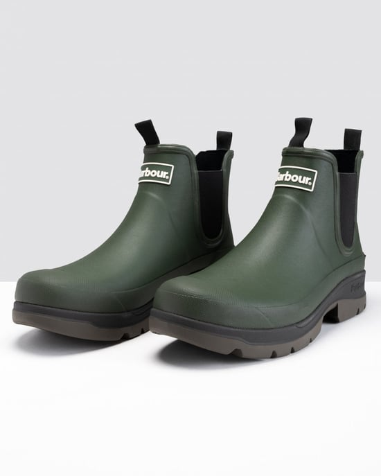 Barbour Nimbus Chelsea Style Mens Wellingtons - Image 1