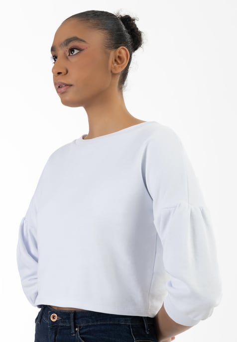 Mymo Sweatshirt Damen weiss - Image 5