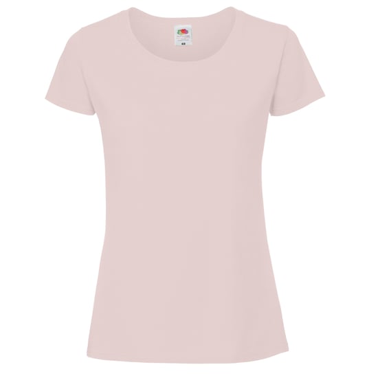 Fruit Of The Loom Damen/Damen Ringspun Premium T-Shirt (Powder Rose) - Image 1