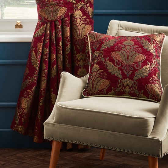 Paoletti Shiraz Large Traditional Jacquard Feather Filled Cushion