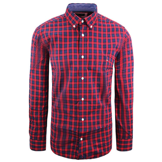 Eden Park Regular Herren-Oxfordhemd in Rot - Image 1