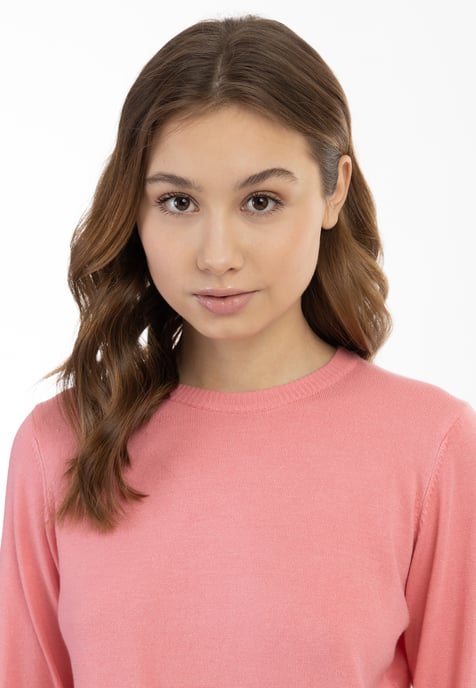 Mymo Strickpullover Damen Rosa - Image 5
