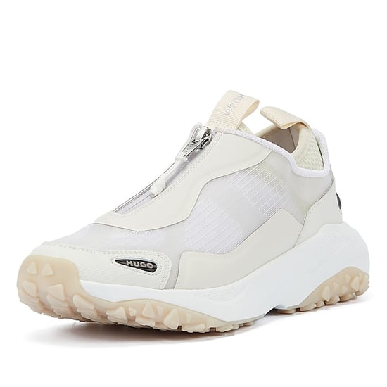 Hugo GO1ST Zip Damen Weiß Turnschuhe - Image 3