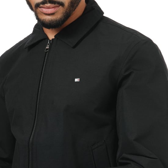 Veste Col Ivy Tommy Hilfiger Pour Homme en Noir - Image 6