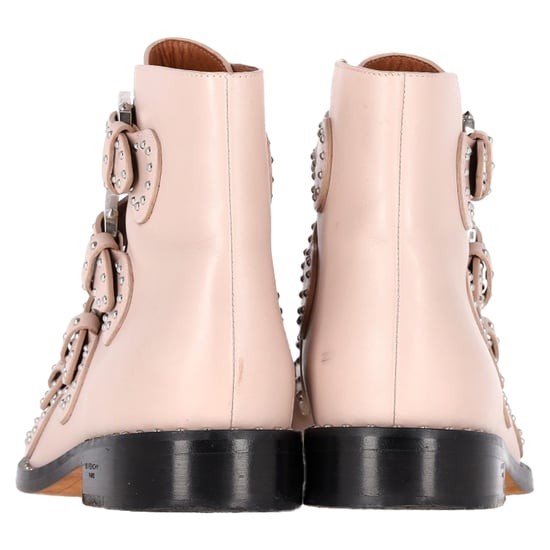 Givenchy Schnallen-Detail Nieten-Ankle Boots aus hellrosa Leder - Image 5