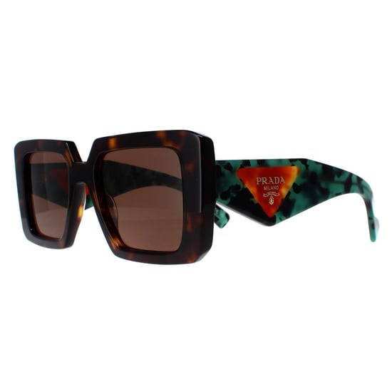 Prada Square Womens Tortoise Dark Brown PR23YS
