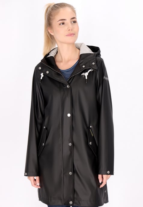 Schmuddelwedda Regenmantel Damen schwarz - Image 3