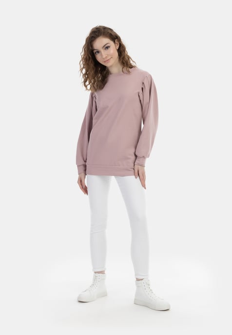 Mymo Sweatshirt Damen alt rosa - Image 2