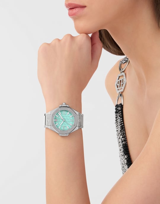 Philipp Plein Plein Lady Royal Damen-Silberuhr PWBDA0624 - Image 3