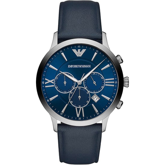 Emporio Armani Giovanni Lederuhr Blau Grau - Image 1