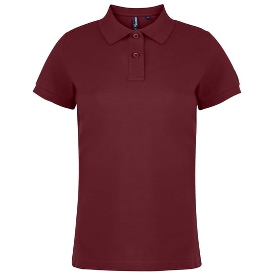 Asquith & Fox - Unifarbenes Poloshirt - Damen (Bordeaux) - Image 1