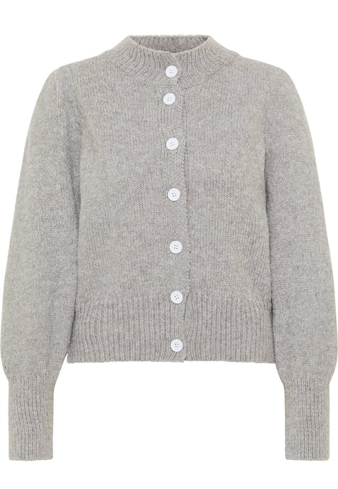 Mymo Strickjacke Damen grau melange - Image 1