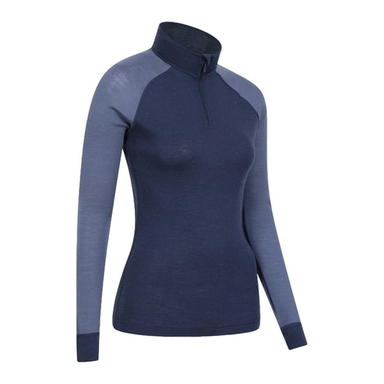Mountain Warehouse - Thermo-Top Reißverschluss für Damen (Marineblau) - Image 2