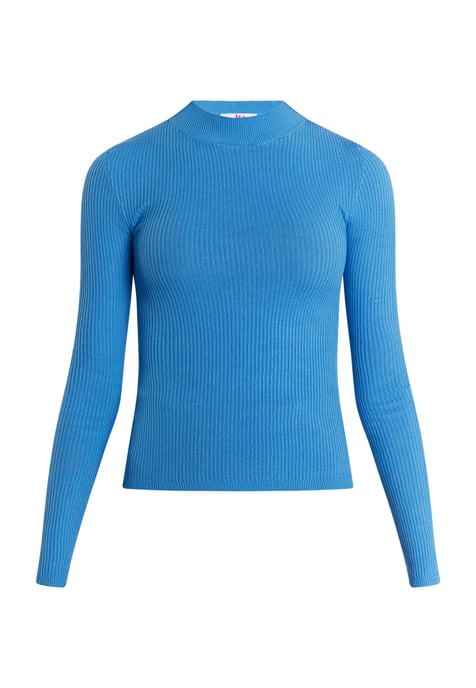 Mymo Strickpullover Damen Himmelblau - Image 1