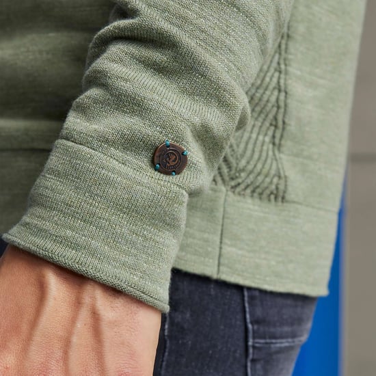 Herrenpullover der Marke Cast Iron. Der Pullover ist aus Baumwolle gefertigt und hat eine normale Passform. Die weiche Baumwolle sorgt für hohen Tragekomfort.  Marke: Cast IronModellname: CKW2209322CKategorie: HerrenpulloverMaterialien: BaumwolleFarbe: gr - Image 3