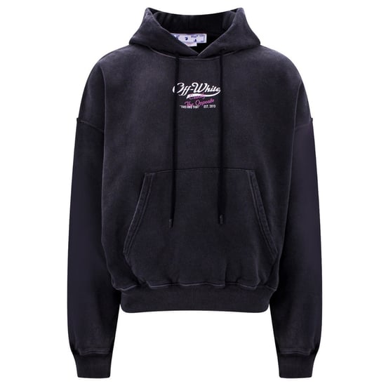 Off-White Wave Off Boxy Black Hoodie