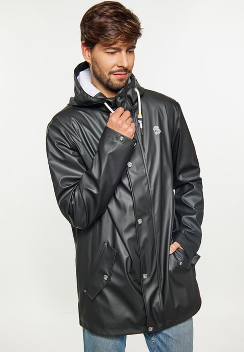 Schmuddelwedda Regenjacke Herren schwarz - Image 3