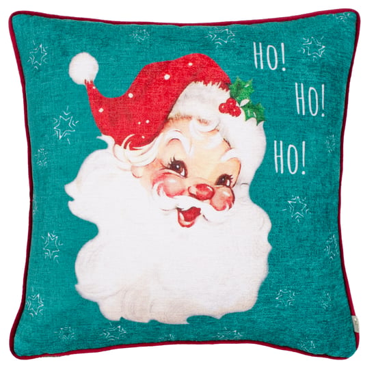 Evans Lichfield Vintage Santa Gedruckter Kissenbezug - Image 1
