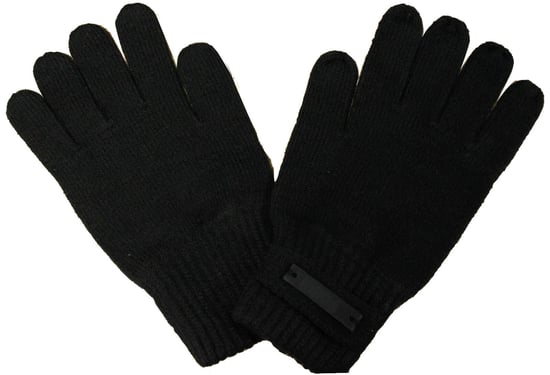Puma – Gestrickte schwarze Damenhandschuhe - Image 1