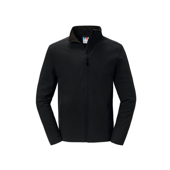 Russell - "Essential" Softshelljacke recyceltes Material für Herren (Schwarz) - Image 1