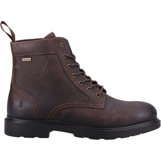 Hush Puppies Porter Leder Herren Stiefel Braun - Image 4
