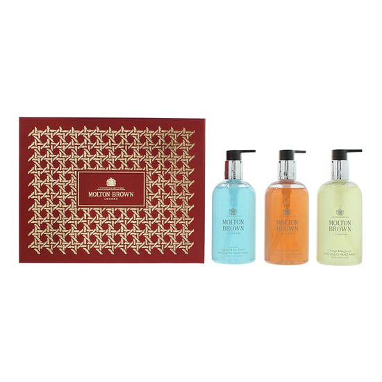 Molton Brown Floral And Marine 3 x 300ml Hand Wash Gift Set - Image 1