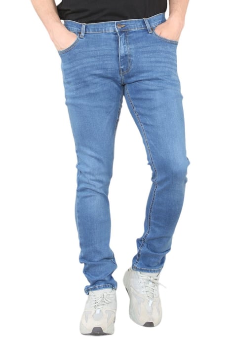 MYT Herren Skinny Fit Jeans Stretch Denim in Mittelblau - Image 1