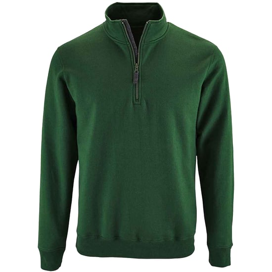 SOLS - "Stan" Pullover Stehkragen für Herren (Flaschengrün) - Image 1