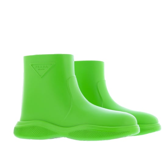 Bottes en caoutchouc à logo Prada - Image 2