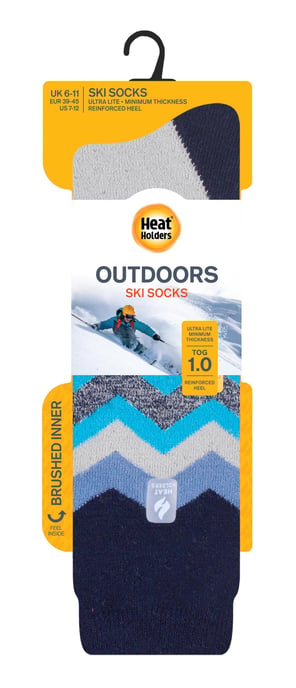 HEAT HOLDERS LITE - Ladies Thermal Ultra Thin Funky Ski Socks - Image 2