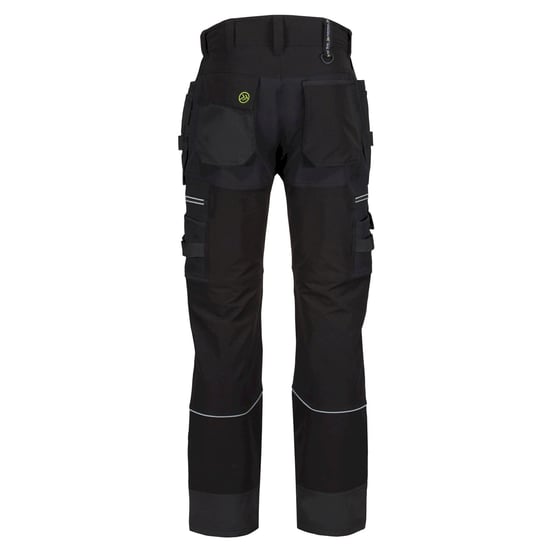Regatta Herren Infiltrate Softshell Stretch Arbeitshose (Schwarz) - Image 2