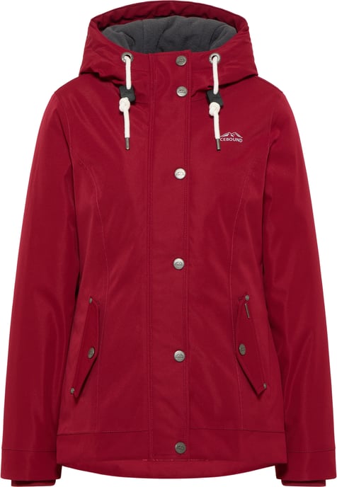 ICEBOUND Winterjacke Damen Dunkelrot - Image 1