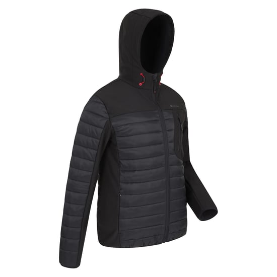 Mountain Warehouse - "Turbine II" Softshelljacke Wattiert für Herren (Schwarz) - Image 4