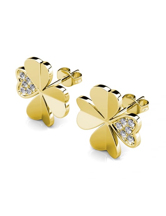 Parure et Coffret Kleeblatt - Doré et Cristal - Image 6