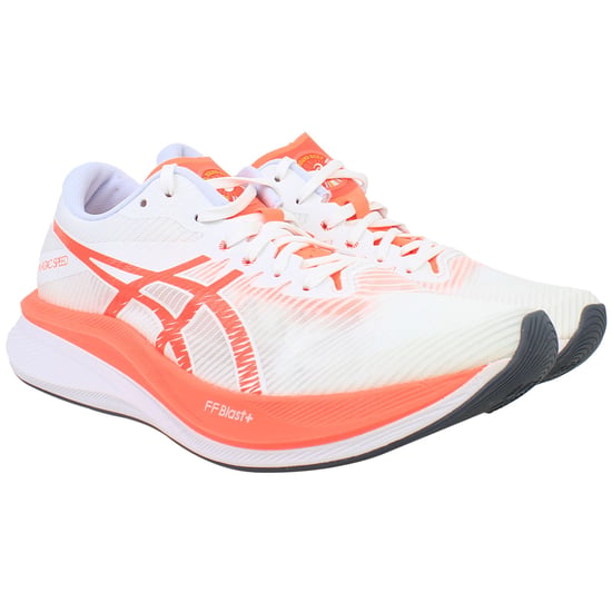 Asics Magic Speed 3 Damen Weiße Lauf Schuhe - Image 3