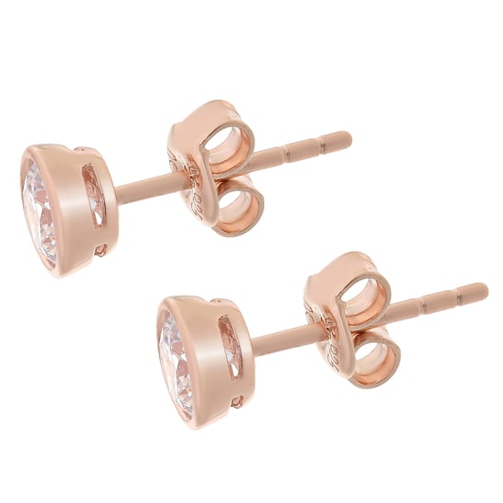 Orphelia Damen 925 Sterling Silber Ohrstecker - Rosa ZO-6079/1 - Image 3