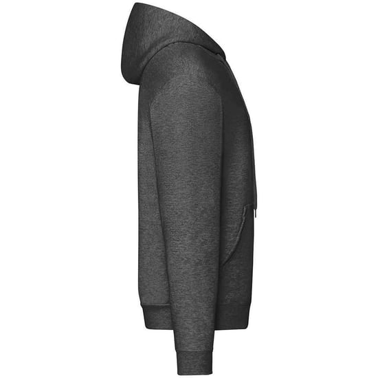 Fruit of the Loom - Sweatshirt, mit Kapuze für Herren (Grau meliert) - Image 3