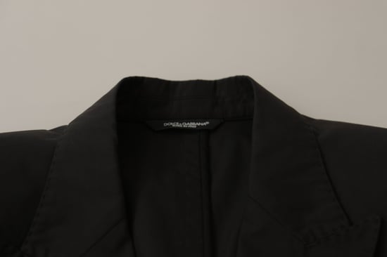 Dolce & Gabbana Schwarzer Einreiher TAORMINA Herrenblazer - Image 6