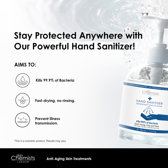 skinChemists Handdesinfektionsmittel 500ml - Image 2