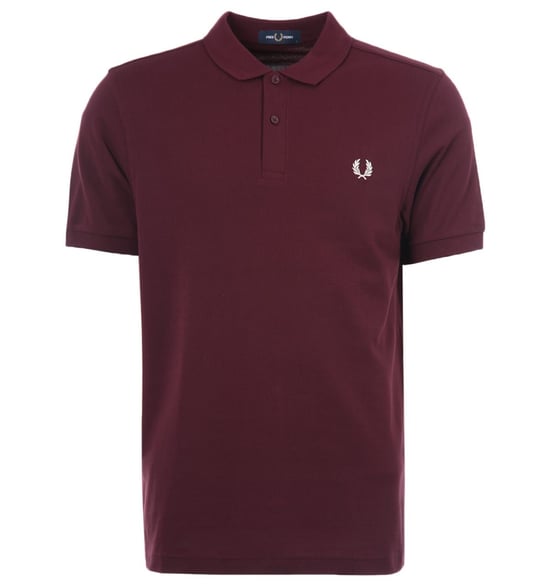 Fred Perry - Polo M6000 rouge uni pour homme - Image 1