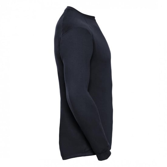 Russell Herren Rundhalsausschnitt Set In Sweatshirt Top (Schwarz) - Image 2