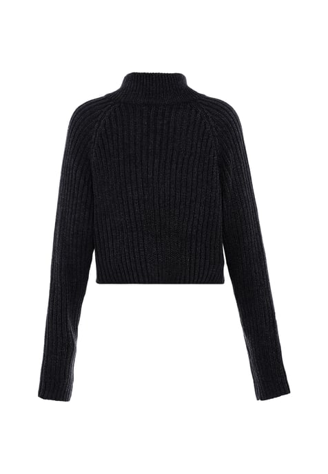 Mymo Strickjacke Damen schwarz - Image 2
